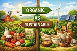 Organic vs Sustainable Foods: What’s the Difference?